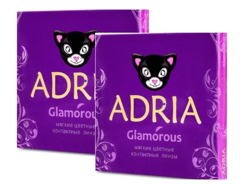 цветные контактные линзы Adria Glamorous 4 блистера