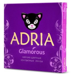 цветные контактные линзы Adria Glamorous 2 блистера  фотография-1