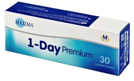 однодневные линзы 1-Day Maxima Premium 30 блистеров