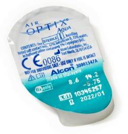 ежемесячные контактные линзы Air Optix Aqua экономичная упаковка 6 блистеров  фотография-3