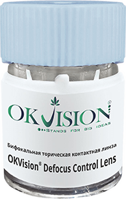 бифокальные контактные линзы OKVision Defocus Control Lens Toric d=14.5 мм (Гидрогель)