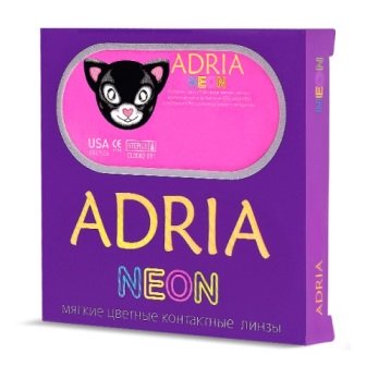 цветные контактные линзы Adria Neon 2 блистера
