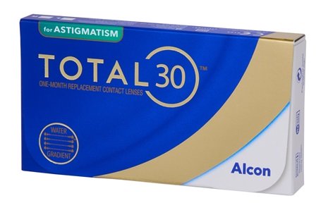 контактные линзы при астигматизме TOTAL30 FOR ASTIGMATISM 3 блистера