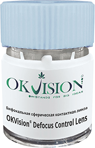 бифокальные контактные линзы OKVision Defocus Control Lens d=13.8 мм (Силикон-гидрогель)