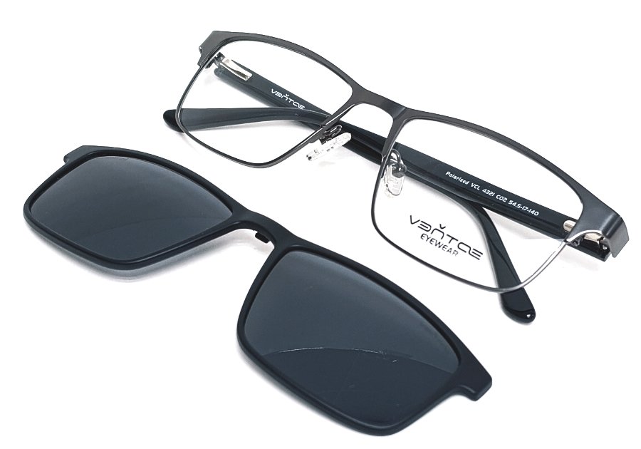 Оправа для очков VENTOE VCL 4321 с солнцезащитным клипом купить много