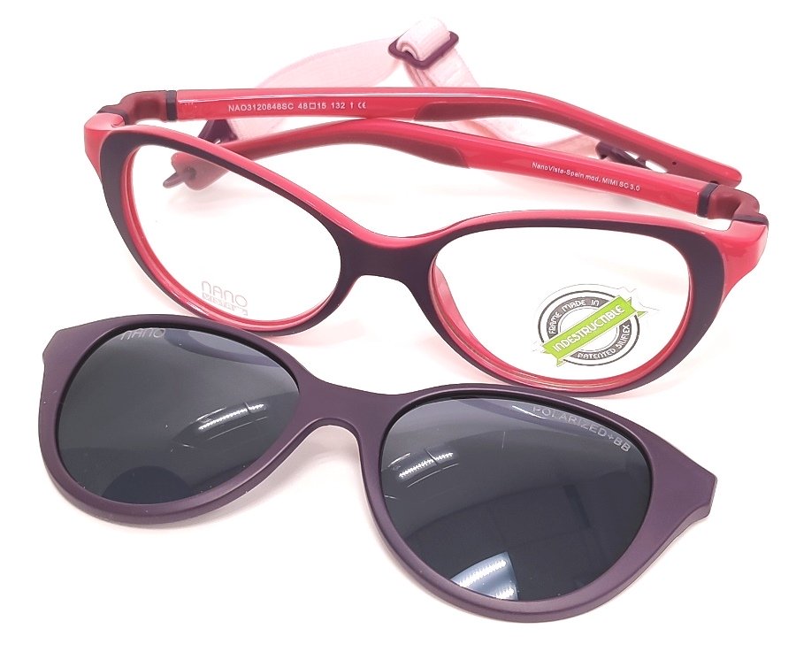 Оправа для очков NANOVISTA CLIP NAO3120848SC с солнцезащитным клипом купить много
