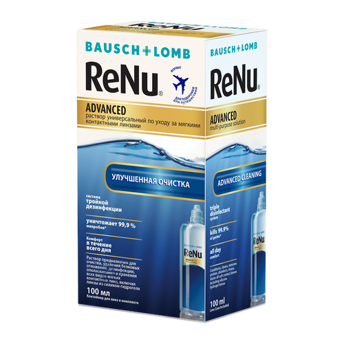 Раствор для линз ReNu Advanced 100 мл