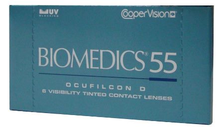 ежемесячные контактные линзы Biomedics 55 6 блистеров