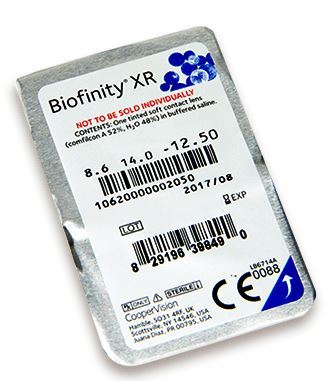 ежемесячные контактные линзы Biofinity XR 3 блистера  фотография-3