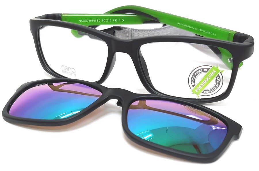Оправа для очков NANOVISTA CLIP NAO3030550SC с солнцезащитным клипом купить много