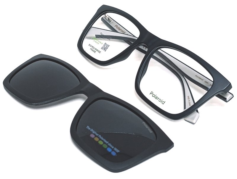 Оправа для очков Polaroid PLD D591/C с солнцезащитным клипом купить много