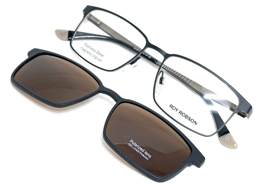 Оправа для очков Roy Robson 10102 с солнцезащитным клипом купить много
