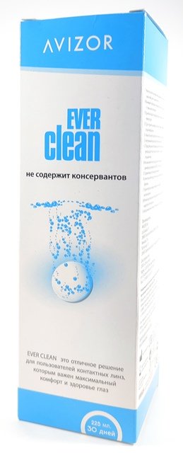 Система для очистки EVER CLEAN (раствор 225 мл + 30 таблеток)