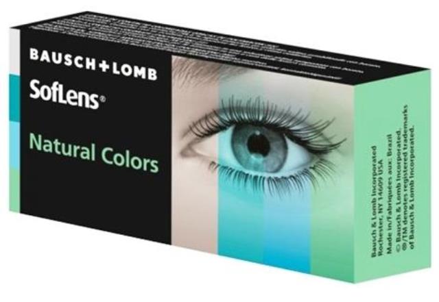 цветные контактные линзы SofLens Natural Colors 2 блистера