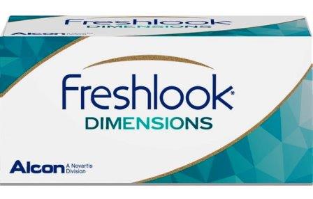 цветные контактные линзы FreshLook Dimensions (plano)  2 блистера