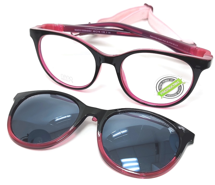 Оправа для очков NANOVISTA CLIP NAO3150648SC с солнцезащитным клипом купить много