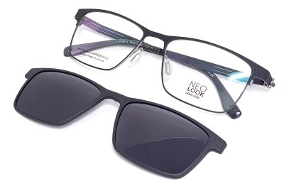Оправа для очков NEOLOOK N-80746 с солнцезащитным клипом  фотография-13