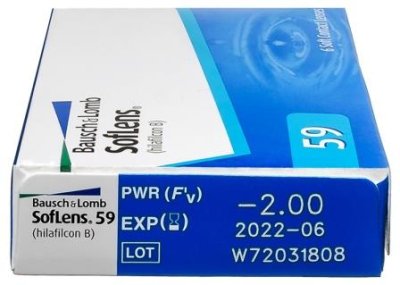ежемесячные контактные линзы SofLens 59 6 блистеров  фотография-2