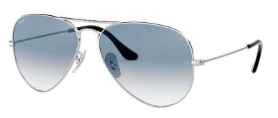 Очки солнцезащитные RAY BAN RB 3025 AVIATOR LARGE  фотография-7