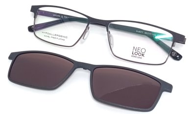 Оправа для очков NEOLOOK N-8077 с солнцезащитным клипом  фотография-1