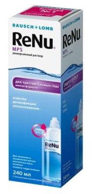 Раствор для линз ReNu MPS 240 мл  фотография-1