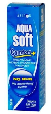 Раствор для линз Aqua Soft Comfort+ 350 мл  фотография-1