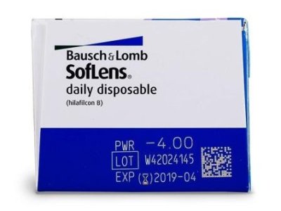 однодневные линзы Soflens Daily Disposable 30 блистеров  фотография-2