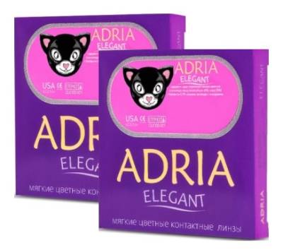 цветные контактные линзы Adria Elegant 4 блистера  фотография-1