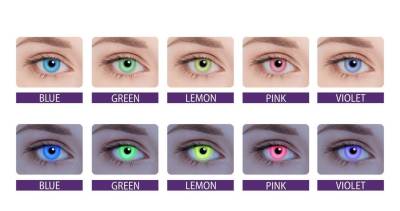 цветные контактные линзы Adria Neon 4 блистера  фотография-4