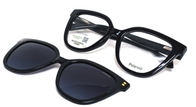 Оправа для очков Polaroid PLD D596/C с солнцезащитным клипом  фотография-14