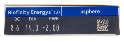 ежемесячные контактные линзы Biofinity Energys 3 блистера  фотография-2