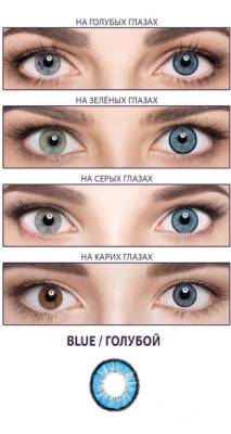 цветные контактные линзы Adria Elegant 4 блистера  фотография-5