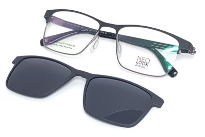 Оправа для очков NEOLOOK N-80746 с солнцезащитным клипом  фотография-7