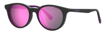 Оправа для очков Polaroid Kids PLD 8044/CS с солнцезащитным клипом  фотография-2