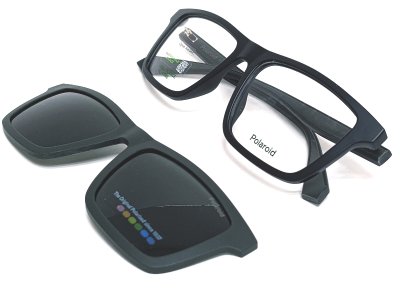 Оправа для очков Polaroid PLD D590/C с солнцезащитным клипом  фотография-8