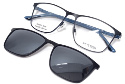 Оправа для очков Roy Robson 10077 с солнцезащитным клипом  фотография-1