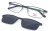 Оправа для очков NEOLOOK N-8077 с солнцезащитным клипом  фотография-7