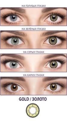 цветные контактные линзы Adria Glamorous 2 блистера  фотография-7