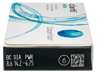 ежемесячные контактные линзы Clariti Elite 6 блистеров  фотография-2