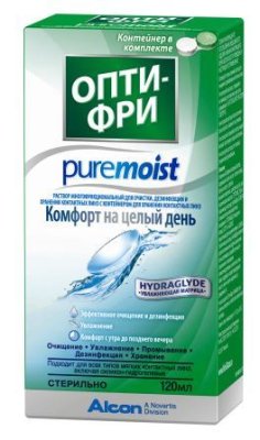 Раствор для линз Опти-Фри Pure Moist 120 мл  фотография-1