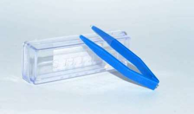 Пинцет для контактных линз в футляре (6см.)  фотография-1