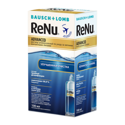 Раствор для линз ReNu Advanced 100 мл  фотография-1