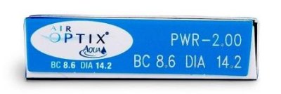 ежемесячные контактные линзы Air Optix Aqua 3 блистера  фотография-2