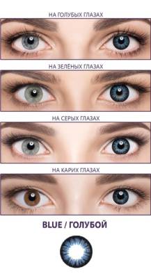 цветные контактные линзы Adria Glamorous 2 блистера  фотография-5