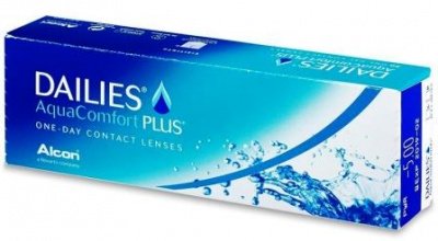однодневные линзы Dailies Aqua Comfort Plus 30 блистеров  фотография-1