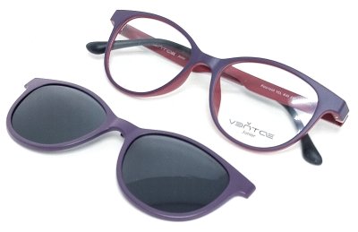 Оправа для очков VENTOE JUNIOR VCL 4411 с солнцезащитным клипом  фотография-1