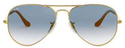 Очки солнцезащитные RAY BAN RB 3025 AVIATOR LARGE  фотография-5