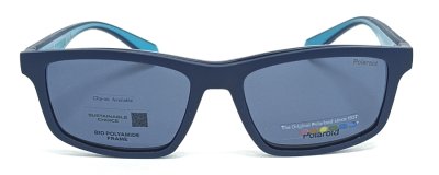 Оправа для очков Polaroid PLD D622/C с солнцезащитным клипом  фотография-4