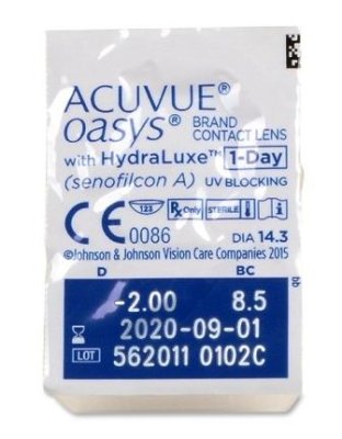 однодневные линзы 1-Day Acuvue Oasys 90 блистеров  фотография-3