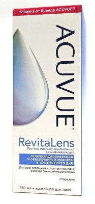 Раствор для линз Acuvue RevitaLens 360 мл  фотография-1